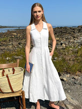 White Linen Dress