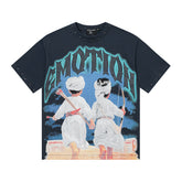 MIXED EMOTIO Emotion Rock Band Cherubs Black Short Sleeve T‑Shirt