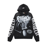 RoughPlay Skeleton Graphic Vintage Hoodie