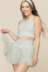 Pirouette Skort - Meadow