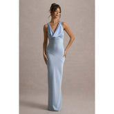 Cowl Neck Maxi Dress
