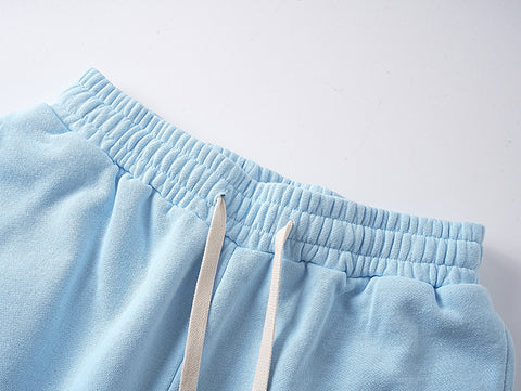 MIXED EMOTIO Cupid Cherub Light Blue Flare Sweatpants