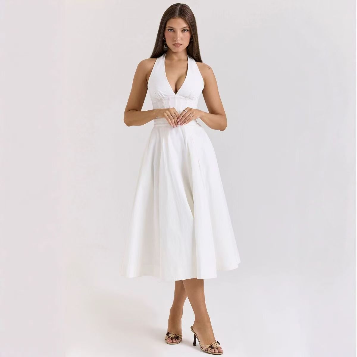 Volume Midi Dress