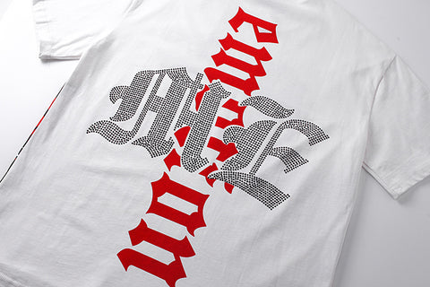 MIXED EMOTIO Octopus Rock Band Off‑White Graphic Short Sleeve T‑Shirt