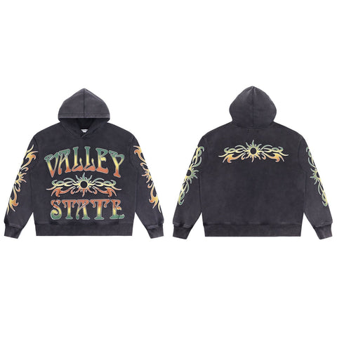 Vale Forever Black Valley State Graphic Hoodie