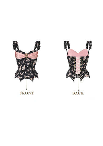 Night Feast Pink Crystal Corset
