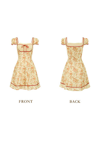Crimson Berry Rose Dress