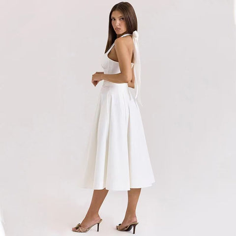 Volume Midi Dress