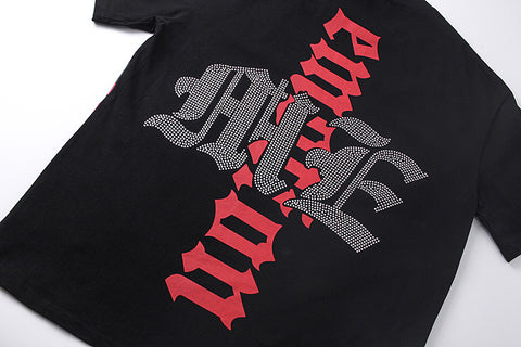 MIXED EMOTIO Octopus Rock Band Graphic Short Sleeve T‑Shirt