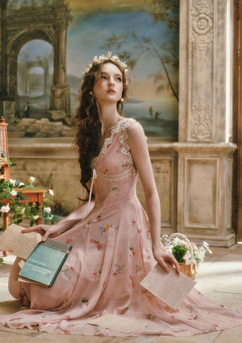 Old Rose Letter Dress
