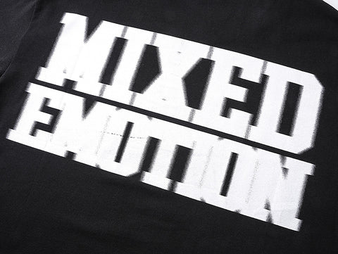 MIXED EMOTIO Emotion Skeleton Graphic Short Sleeve T‑Shirt