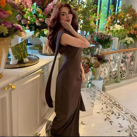 Drape Maxi Dress