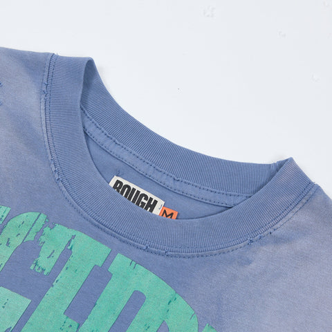 RoughPlay Vintage Car Graphic Distressed Washed Tee