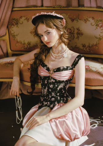 Night Feast Pink Crystal Corset