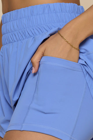 High Waisted Supershort™ - Nordic Blue