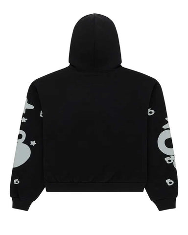 Sp5der Beluga 3M Reflective Hoodie Black
