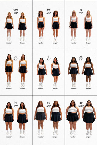 Crisscross Hourglass® Twirl Skort - Black