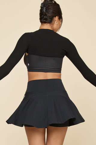 Crisscross Hourglass® Twirl Skort - Black