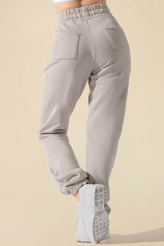 Cloud Rollover Sweatpant - Seashell
