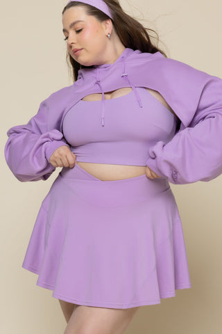 Crisscross Hourglass® Twirl Skort - Mystic Purple
