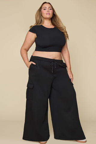 Cloud Cargo Sweatpant - Black