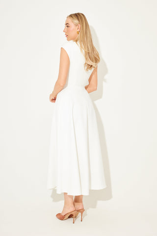 Cap Sleeve Midi Dress