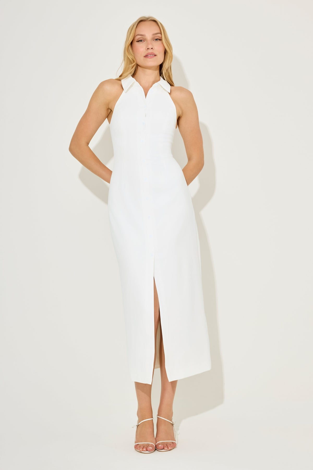 Collar Maxi Dress
