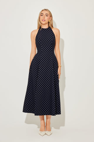 Low Back Midi Dress