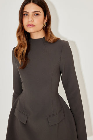 Split Sleeve Mini Dress