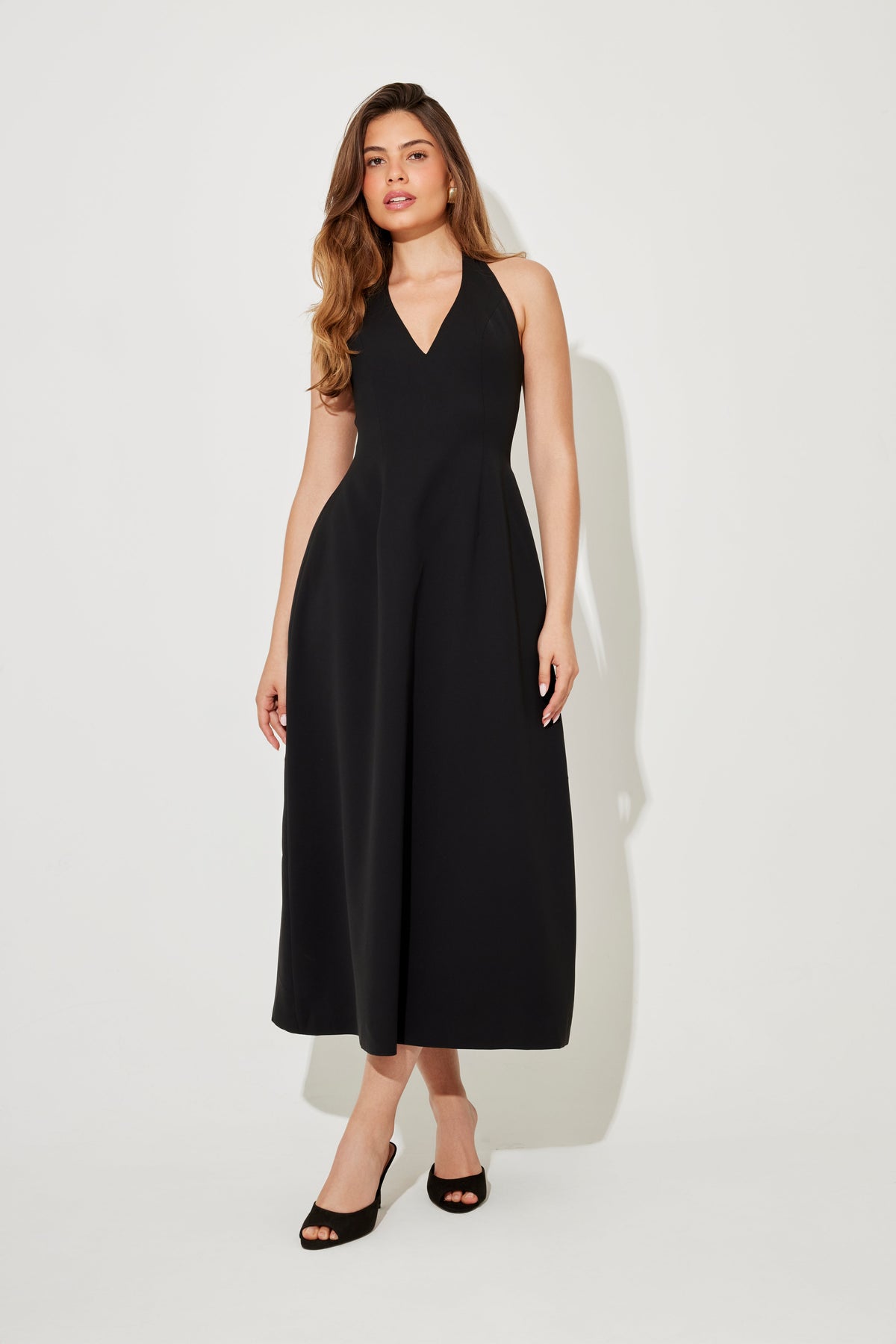 Volume Midi Dress