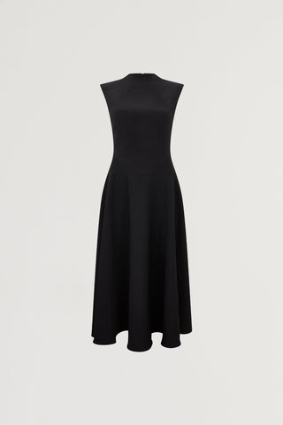 High Waist Midi Dress