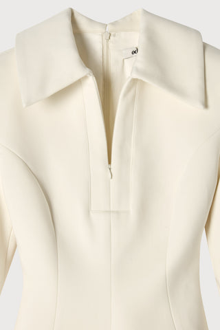 Zip Detail Mini Dress
