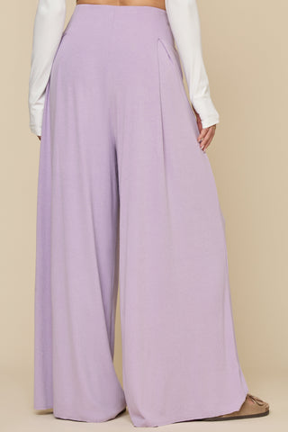 Go with the Flow Wide Leg Pant - Lavender Haze