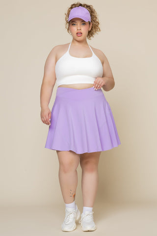 Crisscross Hourglass® Twirl Skort (Longer) - Digital Lavender