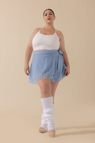 Juliet Wrap Skort - Blue Storm