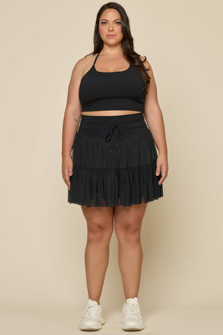 Pirouette Skort (Longer) - Black