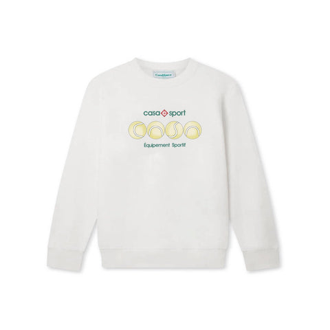 Casablanca Casa Sport Medallion Graphic Sweatshirt - White