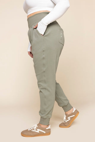 Ooey Gooey Jogger - Light Sage