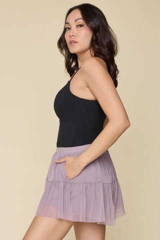 Pirouette Shorts - Dusty Mauve