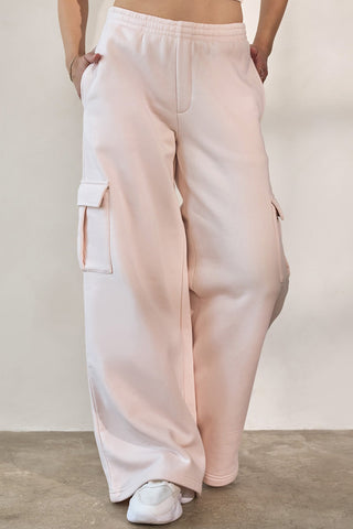 Cloud Cargo Sweatpant - Tutu Pink
