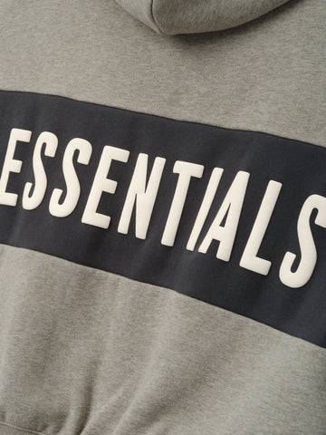 Fear Of God Essentials Kids Cropped Relaxed Panelled Hoodie