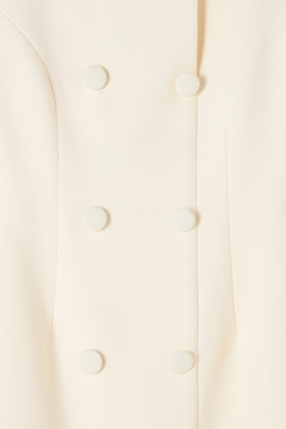 Sleeveless Button Mini Dress