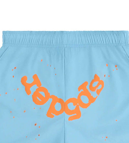 Sp5der Light Blue OG Web Double Layer Short