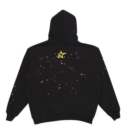 Sp5der Pink Hoodie V2 Black