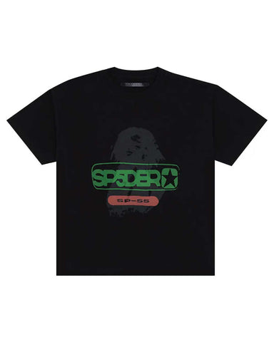 Sp5der Reunion Oversized Tee Black/Green