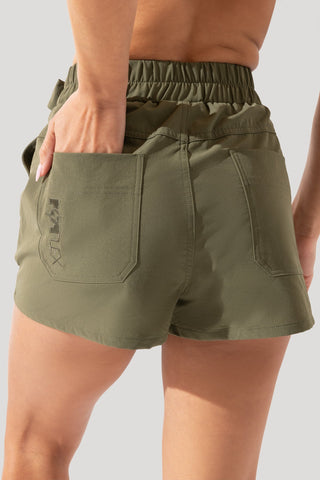 That's a Wrap Skort - Dark Olive