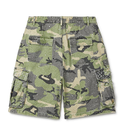 Vale Forever Soulja Camo Shorts Green