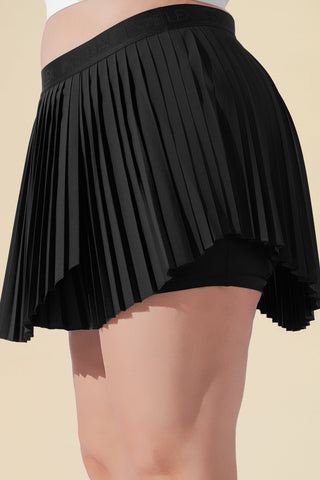 Ace ‘em Pleated Skort - Black