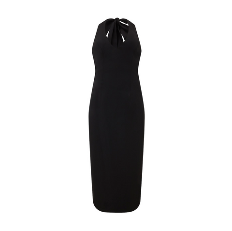 V-Neck Midi Dress