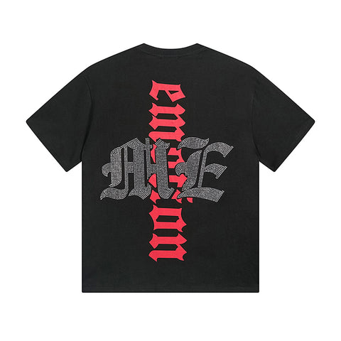 MIXED EMOTIO Octopus Rock Band Graphic Short Sleeve T‑Shirt